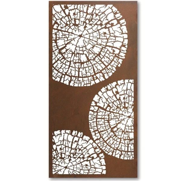 Privacy Screen Aluminum Corten Steel