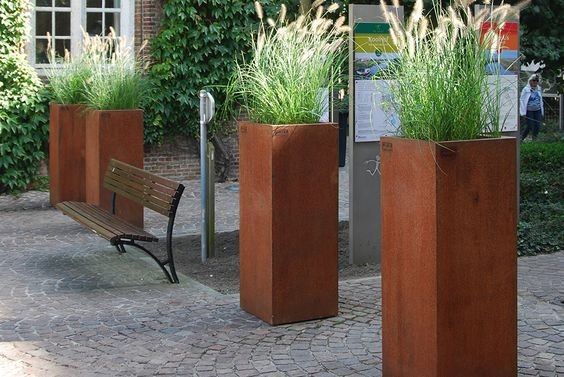 Steel Planters Decorative Planter Box