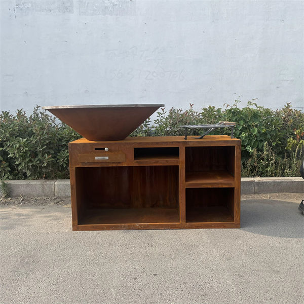 1330 Grill Corten Steel Barbecue
