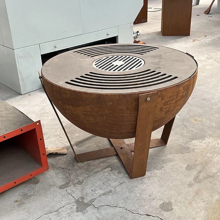 BBQ Grill With Storable Wood Fire Pit suppliers