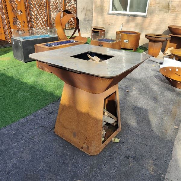Corten Steel BBQ Fire Pits Stove factory