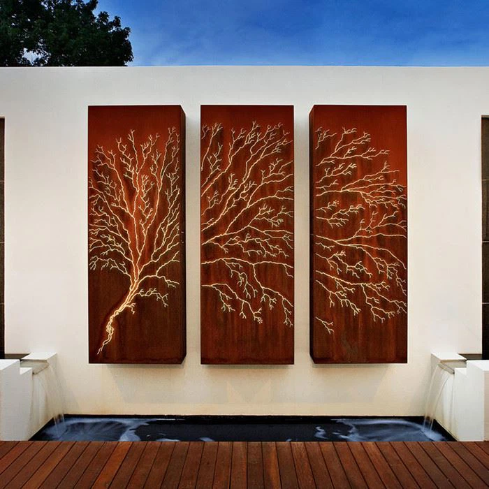 Exterior Corten Steel Decorative Screens
