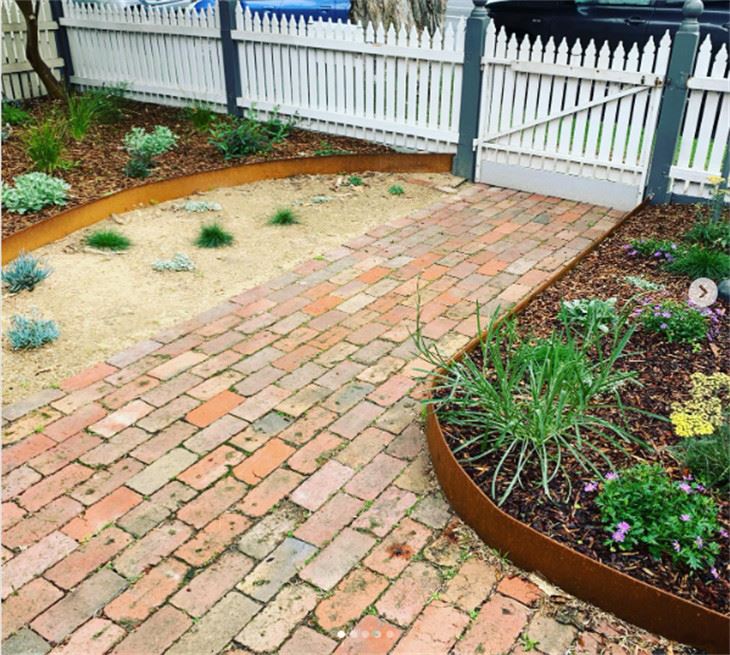 Fleksib Corten Steel Jaden Bord Kloti