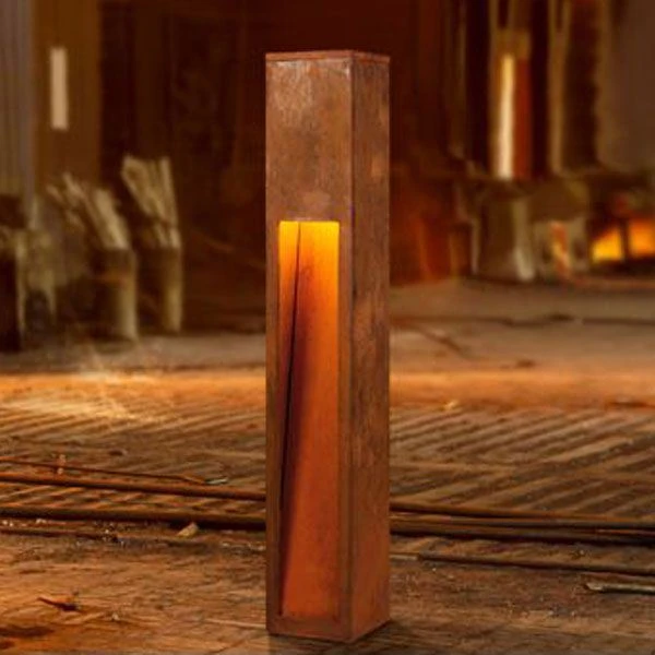 Jaden dekoratif gazon bollard limyè