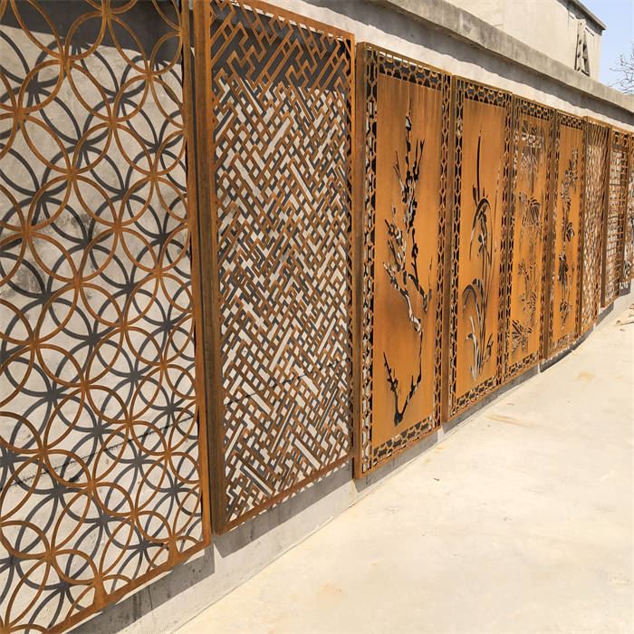 Jaden dekoratif ekran Corten Steel Panel